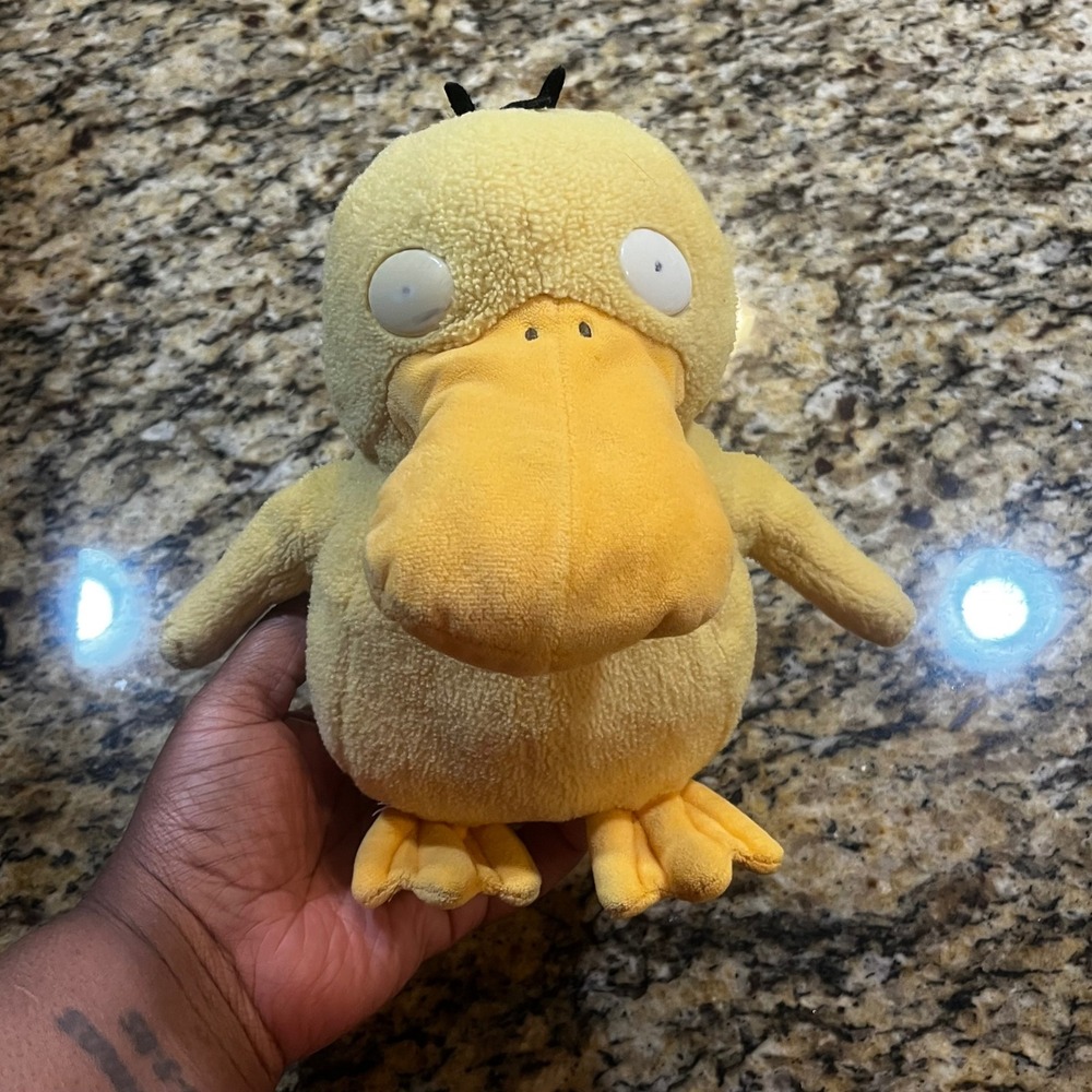 Pokemon Detective Pikachu Psyduck Plush 8 Inch Wicked Cool Toys WCT Yellow‎